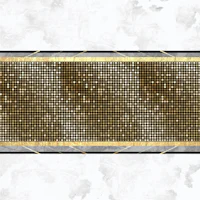 a gold and silver frame on a white background